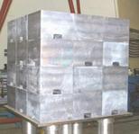 Massif de plomb pour le ralentissement des neutrons